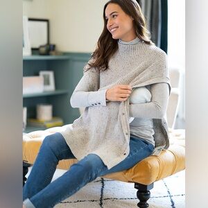 Seraphine Women's Gray Knit Sweater